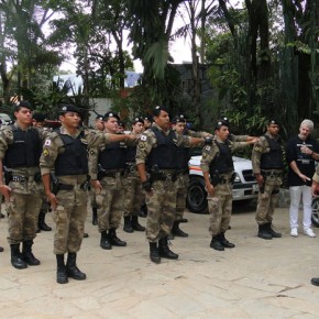 Honras Militares para cães da polícia de BH
